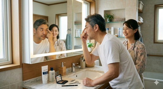 40代男性の『初めての美容』が急増中？ミドル白書2025から紐解く、彼を輝かせる眉毛マジック