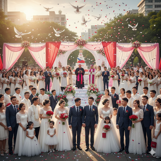 フィリピンのバレンタインデーは「合同結婚式」！？その裏事情とは？