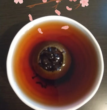 みかんの香りのプーアル茶です